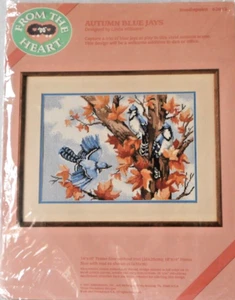 #52013 CANDAMAR VINTAGE 1987 "AUTUMN BLUE JAYS" NADELSPITZEN-SET - NEU IN VERPACKUNG! - Bild 1 von 3
