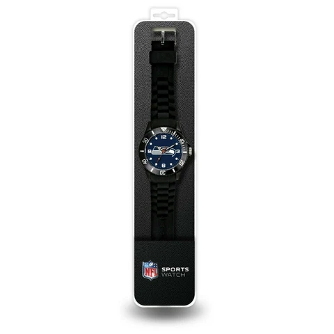 Seattle Seahawks Men's Black watch - Seattle Seahawks Gifts for men - Spirit NFL Cover