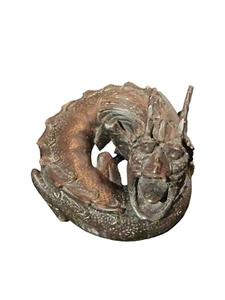 ANTIQUE VICTORIAN CARVING OF A DRAGON, SUPER COOL - Picture 1 of 11