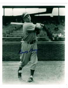 Bobby Morgan SIGNED photo of 1950s infielder for Brooklyn Dodgers & Chicago Cubs - Picture 1 of 3