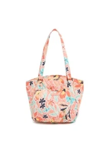 Vera Bradley Glenna Satchel Rain Forest Lily Coral Purse Bag Tote NWT - Picture 1 of 2