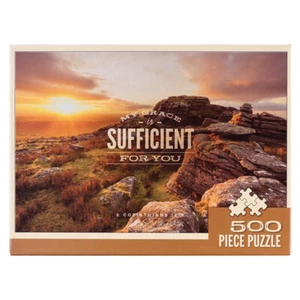 CHRISTIAN PUZZLE: My Grace Is Sufficient Puzzle, 500 Pieces - Picture 1 of 4
