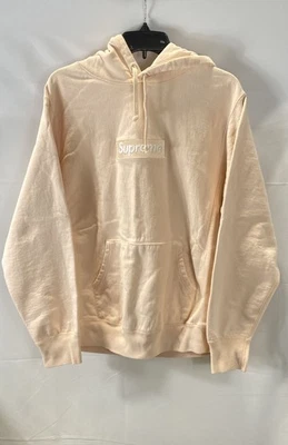 Supreme Men Pink Box Logo Hoodie Size L - Image 1 of 4