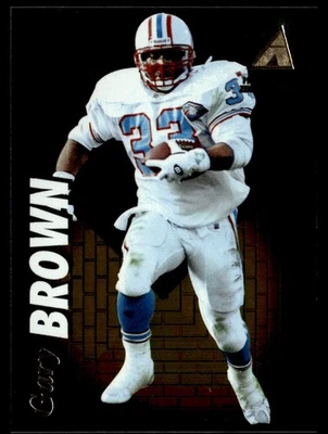 1995 Pinnacle Zenith Gary Brown Houston Oilers #Z83 - Image 1 of 2
