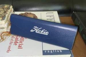 Hobie Brand Sunglass Eyeglass Case-Navy Blue-Triangular-Magnetic Closure-NICE! - Picture 1 of 8