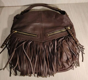 orYANY Hobo-Tasche braun Leder Bristol Fransen groß - Bild 1 von 10