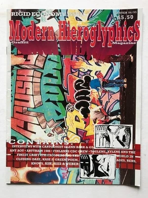 Modern Hieroglyphics Street Art Graffiti Magazine 1995 Glenn Barr Interview - Image 1 of 3