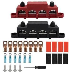 Robust 250A Power Distribution Block for Cars RVs Boats and Solar Systems - Picture 1 of 11