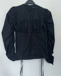 Top gotico nero Boohoo taglia 6 - Foto 1 di 5