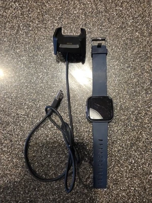 FITBIT Versa 2 Health/Fitness Smartwatch Mist Gray/Blue- Charger Included - Image 1 of 4