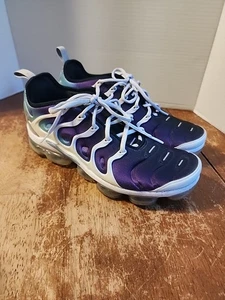 Mens Size 9.5 - Nike Air VaporMax Plus Grape 924453-101 EUC - Picture 1 of 13