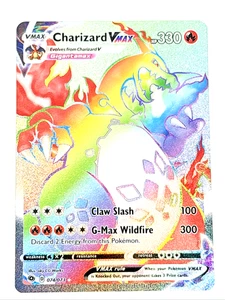 Charizard VMAX 074/073 Rainbow Secret Rare Champions Path Pokémon TCG - NICE! - Picture 1 of 13
