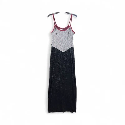 Rubie's Crushed Velvet Long Costume Dress Standard Size (M L) Witchy Whimsigoth - Image 1 of 4
