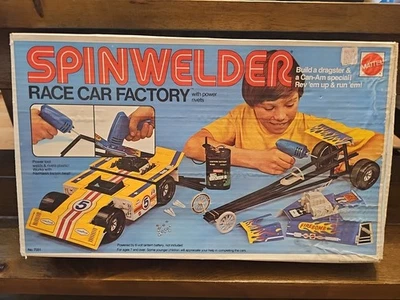 Coche de carreras Mattel Spinwelder vintage de fábrica. Foto 1 de 4