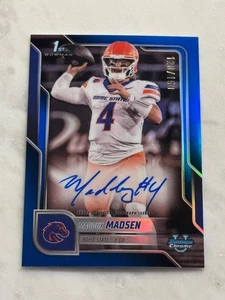 2025 Bowman University Chrome Maddux Madsen Blue Refractor RC Auto /150 ON-CARD - Bild 1 von 2