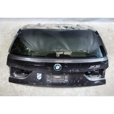 BMW F15 X5 F85 2014-2018 tapa de escotilla de maletero trasero con vidrio gris Sophisto OEM Foto 1 de 4