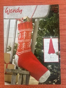 FAIRISLE ARAN WEIHNACHTSSTRUMPF & GEFILZTER WICHTEL VINTAGE STRICKMUSTER 5753 - Bild 1 von 3