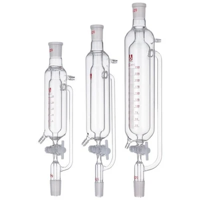 Lab Double-Layer Funnel 25ml-1000ml Constant Pressure Dropping with Stopcock CA - Image 1 of 4