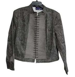 Chaqueta Vintage Hunt Club Talla XL Gris Militar Ecuestre Costera Vaquera Occidental - Imagen 1 de 7