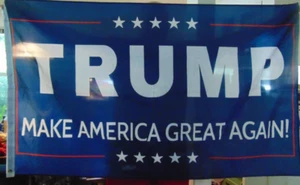 60" x 38" TRUMP 2016 Bandera Make America Great Again Primera Campaña Electoral - Imagen 1 de 1
