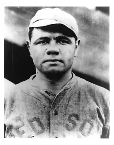 Foto de Babe Ruth de los Medias Rojas de Boston 8x10 #510 - Imagen 1 de 2