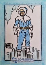 DC Legacy Rittenhouse 2007 Captain Cold Sketch SketchaFEX Card by Daniel Brandão