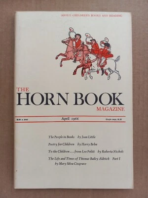 The HORN BOOK Magazine April 1966 - Image 1 of 4