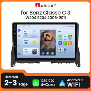 Android 13 Für Mercedes C Class W204 S204 Carplay Autoradio GPS Navi WiFi RDS - Bild 1 von 13