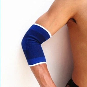 ELBOW SUPPORT 2 PK -Sports Arthritis Pain Relief Brace Wrap Compression - Picture 1 of 9