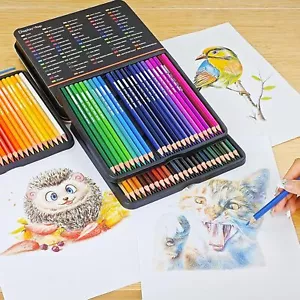 72-teiliges professionelles Aquarellstifte-Set, lebendige Wassermischeeffekte, UK - Bild 1 von 9