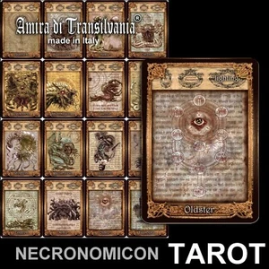 tarocchi mazzo di carte necronomicon lovercraft arcani maggiori vintage antichi - Photo 1 sur 12