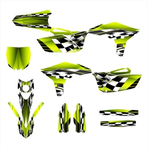 Kit de pegatinas gráficas YZ250F 2010 2012 2013 #2500 verde manta - Imagen 1 de 1
