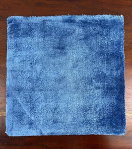 Indien Dining Viscose Mat Handmade Boho Accent Rug Durable Kitchen Blue Placemat - Picture 1 of 9