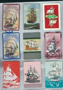 Juego de 54 cartas individuales de intercambio de cartas de envío con velas E - Imagen 1 de 12