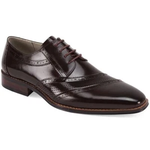 Giovanni Miles Herren Oxford-Schuhe Schokoladenbraun Leder Elegant Schuhe  - Bild 1 von 5