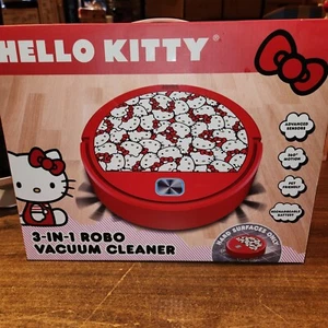 NEW Sanrio Hello Kitty 3-in-1 Robot Vacuum Cleaner (RED), Keeps your space Clean - Picture 1 of 7