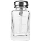 Clear Glass Pump Bottle for Nail Polish Remover and Makeup Remover - 180ml