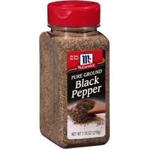 McCormick Pure Ground Black Pepper Value Size
