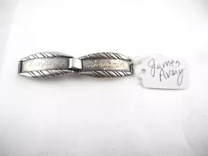 Maglie fantasiose argento in pensione James Avery per bracciale inciso Benjamin - Foto 1 di 4