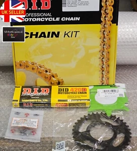 fits: SUZUKI LT-Z 50 QUAD ATV 2006-2016 DID CHAIN AND SPROCKET SPROCKETS UK :-) - Picture 1 of 5