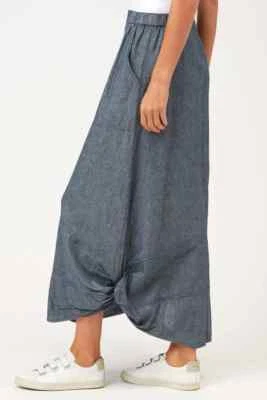 XCVI KARIMEN Linen/Cotton 22635 Midi Skirt Side Pockets sz XS New - Image 1 of 3
