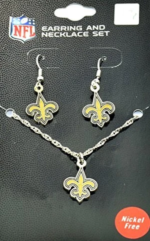 NFL New Orleans Saints Earring/Necklace Set Cover