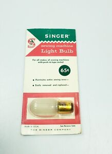 Singer Light Bulb Original NEW For All Push In Socket Machines