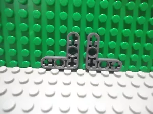 Lego 2 Gris Azulado Oscuro Technic 3x3 Delgado 90 grados Brazo Elevador NUEVO - Imagen 1 de 1