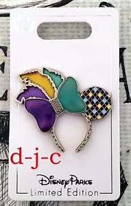 2021 Disney Parks Mardi Grass Minnie Ears Headband LE Pin - Picture 1 of 2