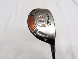 Used PING G10 18* Hybrid - Grafalloy Prolaunch Red Stiff (S) flex Graphite G-10 - Picture 1 of 7
