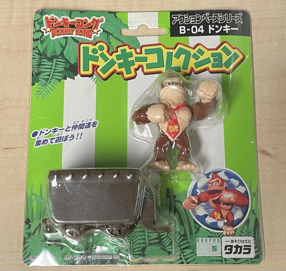 Raro Takara Nintendo 1999 Donkey Kong Country B-04 Donkey Kong Juguete Figura Mario Foto 1 de 2