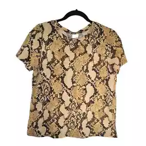 HM Snake Print Tee Small - Picture 1 of 3