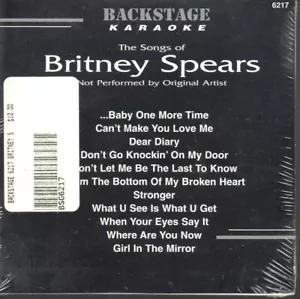 BACKSTAGE KARAOKE ( CD+G, 6217) BRITNEY SPEARS - NEW SEALED - Picture 1 of 2