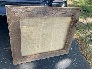Standard 20x24” Reclaimed Barn Wood Picture Frame, 3.5” Wide - Picture 1 of 2